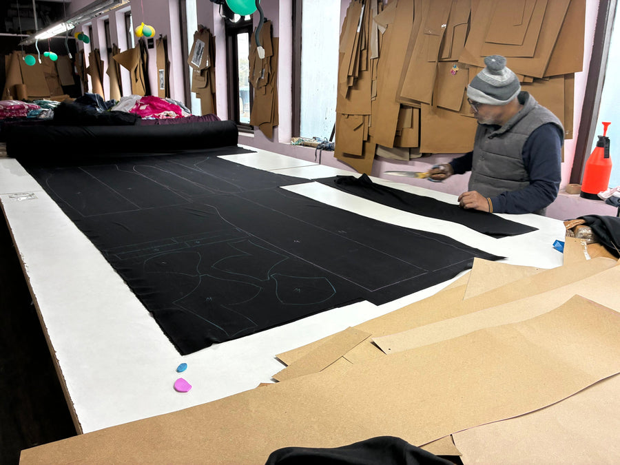 ✂️ Fabric Cutting Unit at Shree Tara Apparels manufacturing unit